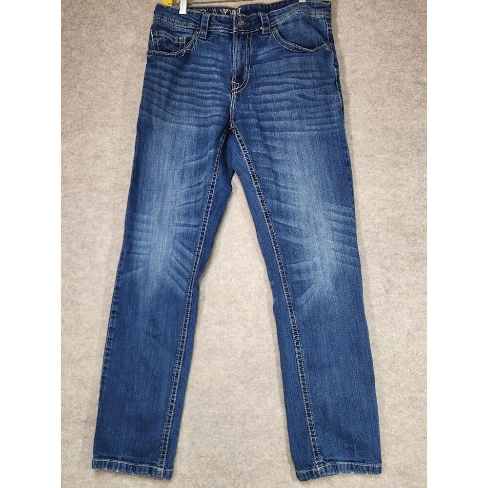 TK Axel Men's Jeans Trim On Back Pockets Size 32 Length 32